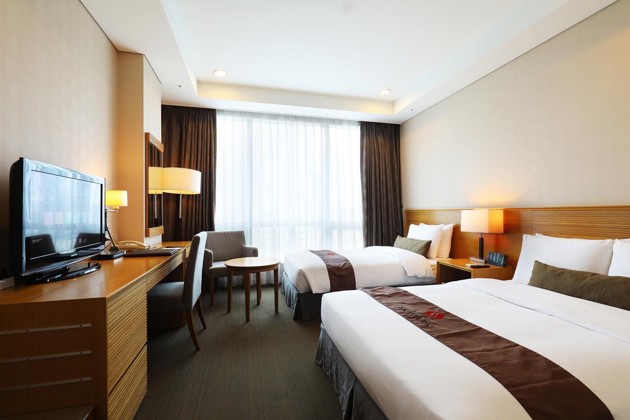 Bridge Hotel Incheon Songdo Bagian luar foto